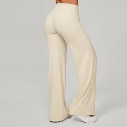 Women Yoga Pants – Soft Stretchy Fabric Full Length Leggings With Elastic Waist