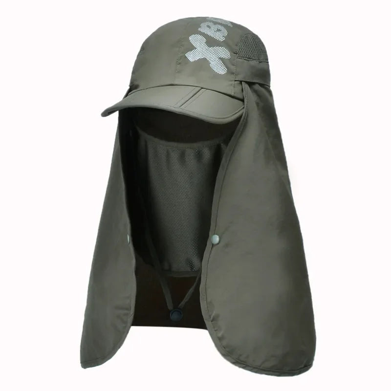 Adjustable Outdoor Fishing Hat Sunscreen Protection Breathable Sunshade Foldable Men Women Hiking Camping Casual Fishing Cap