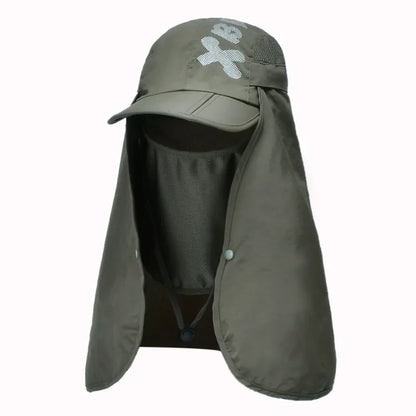 Adjustable Outdoor Fishing Hat Sunscreen Protection Breathable Sunshade Foldable Men Women Hiking Camping Casual Fishing Cap