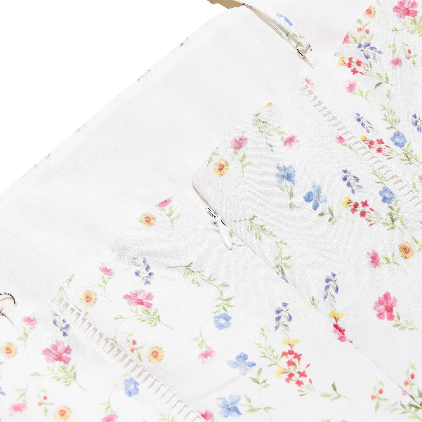 Summer Midi Dress - Women's Floral Print Elegant Camisole Fit and Flare Holiday Dress