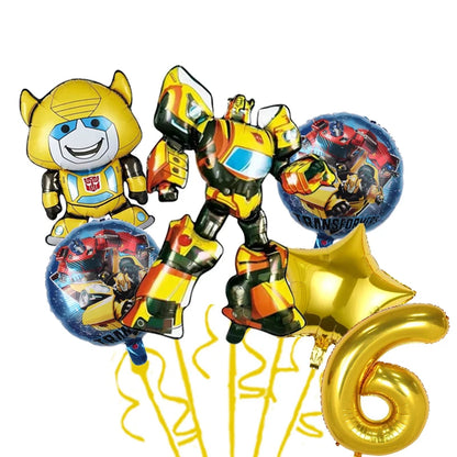 Robot Birthday Party Supplies - Disposable Plates Cups Tablecloth Balloons Gift Bags Backdrop