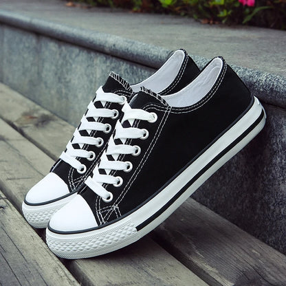 Men Canvas Shoes Student Board Shoes Fashion Fashion Shoes Soft Wear Wear Casual Sports Shoes Lace Design Fashion Low Cut Shoes
