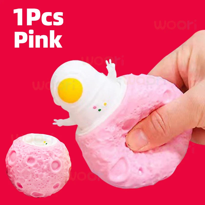 Squeeze Astronauts Planet TPR Cup Anti Stress Pop Up Funny Toys Joke Decompression Fidget Sensory Stress Gift for Kids Adults