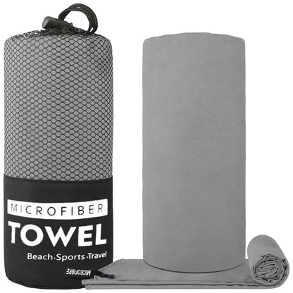 1 Pcs Microfiber Towel Sports Quick-Drying Super Absorbent Camping Towel Super Soft Lightweight Gym Swimming Yoga Beach Towel