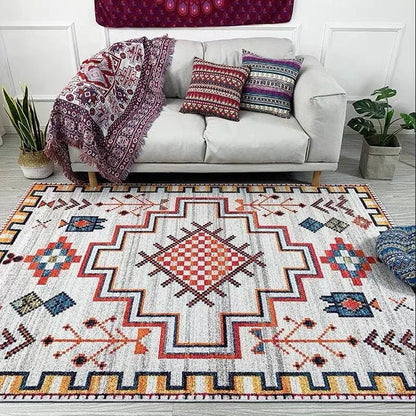 Velvet Carpet - Nordic Moroccan Style Crystal Velvet Rug | Dirt Resistant, Washable & Non Slip