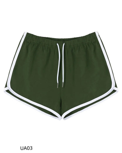 Summer Women's Casual Solid Cotton Shorts Yoga Gym Workout Fitness Pants Loose Student Comprehensive Training Short