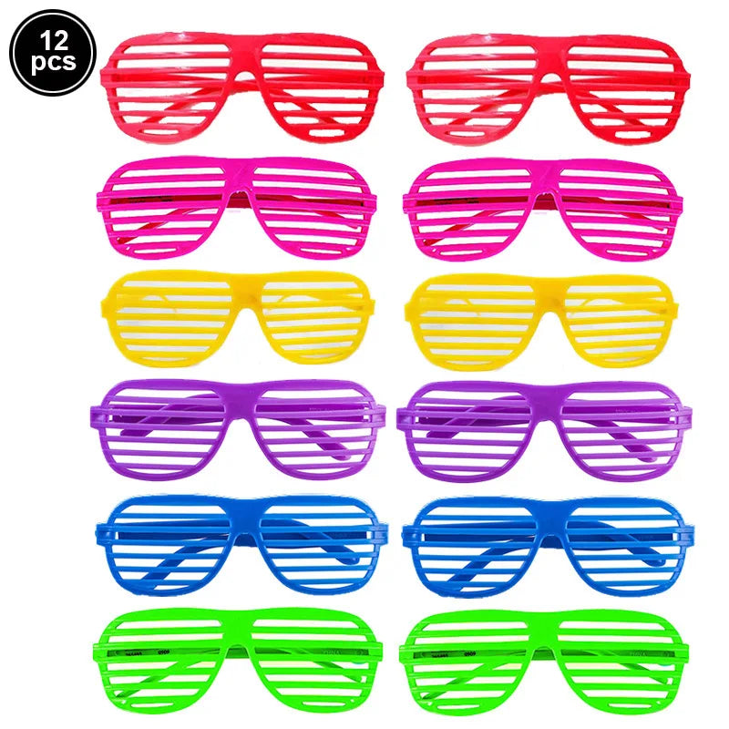 Neon Glow Birthday Party Supplies - Disposable Plates Napkins  Cups for Kids