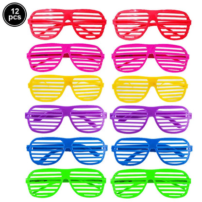 Neon Glow Birthday Party Supplies - Disposable Plates Napkins  Cups for Kids
