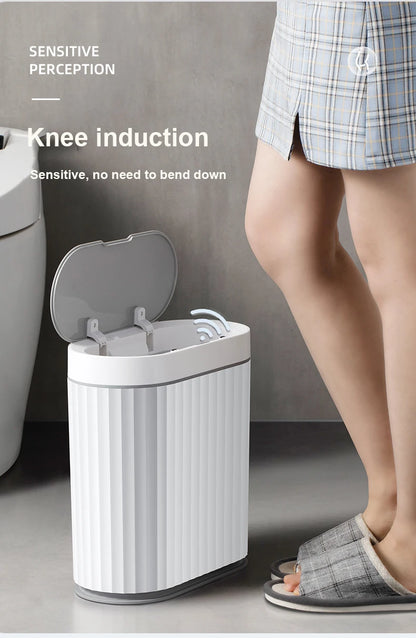 Automatic Sensor Trash Can - 79L Smart Induction Garbage Bin for Bathroom and Kitchen