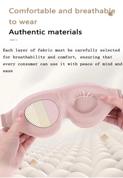 3D Sleeping Mask Block Out Light Sleep Mask For Eyes Soft Sleeping Aid Eye Mask for Travel Eyeshade Night Breathable Slaapmasker