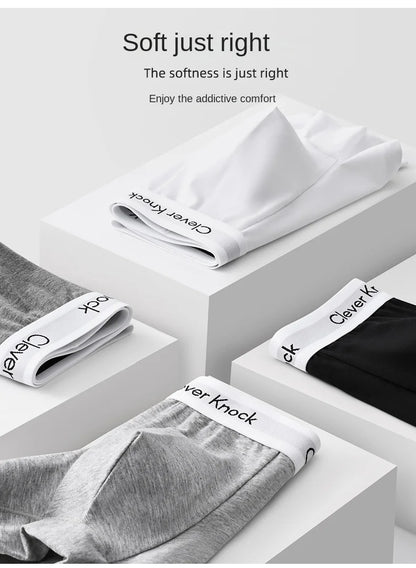 3Pcs Underwear Men's Boxer Shorts Sexy Panties Cotton Boxers Man Underpants Male Shorts Homme U Convex Lingerie Wholesale Lots