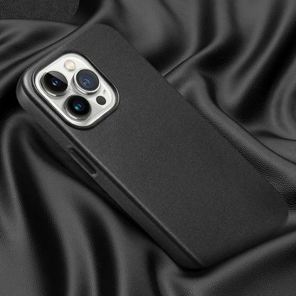 Official for Magsafe Leather Case for IPhone 16 15 14 13 12 Pro Max 17 Pro Magnetic Protective Cover Anti-drop Case