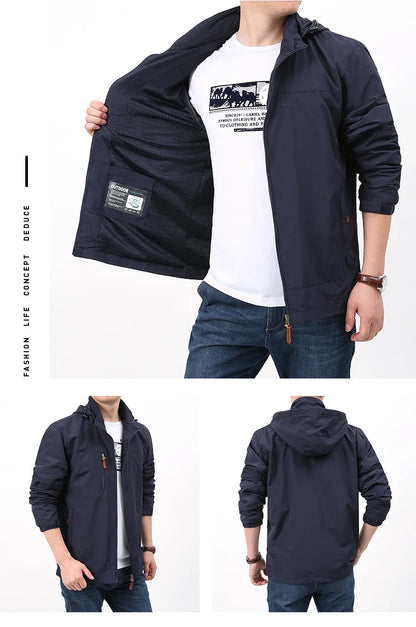 Waterproof Windbreaker Jackets Men Naturehike Casual Hiking Tactical Jacket Women Multi-pocket Hooded Fishing Windproof Coat