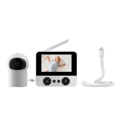 Danmini Intelligent Baby Monitor 4.3-inch IPS Color Screen Display PZT Control Night Vision Indoor Security Surveillance Camera