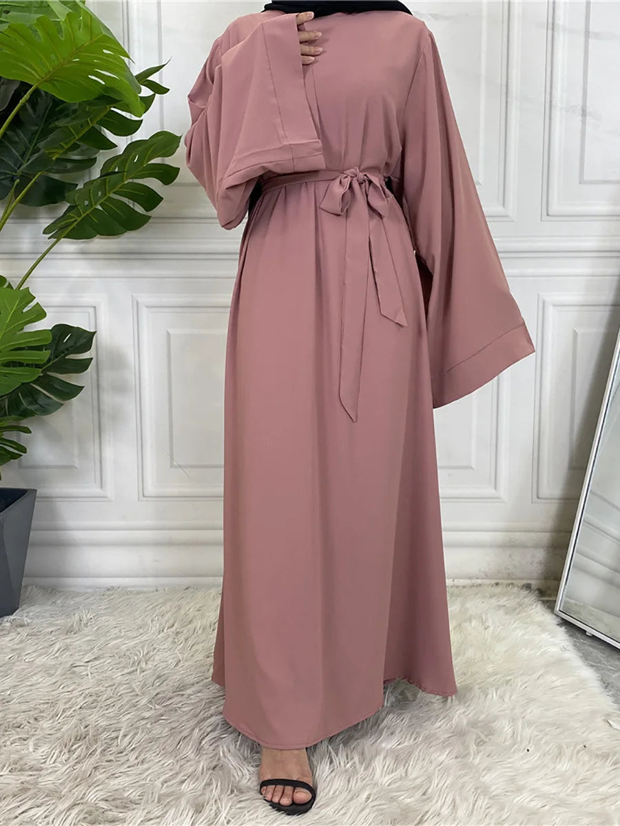 Modest Abaya Dress Ramadan Kaftan For Women | Elegant Muslim Maxi Robe