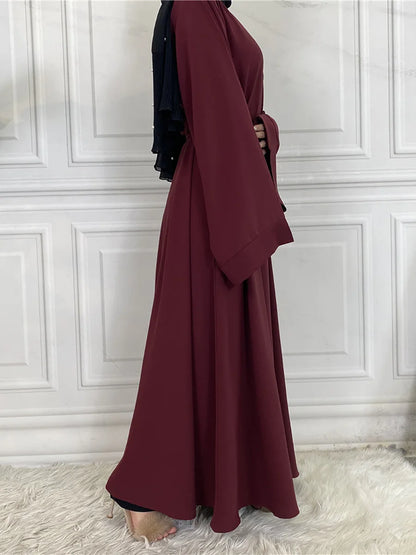Modest Abaya Dress Ramadan Kaftan For Women | Elegant Muslim Maxi Robe