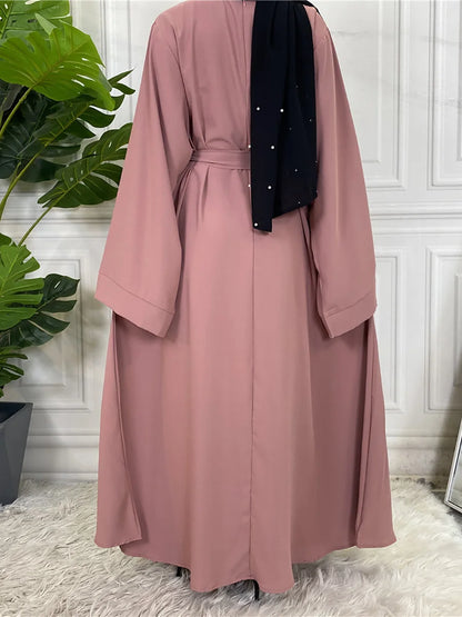 Modest Abaya Dress Ramadan Kaftan For Women | Elegant Muslim Maxi Robe