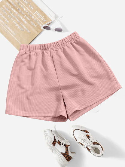 Solid Colour Women's Shorts Yoga Fitness Outer Women's High Stretch Breathable Casual Pants