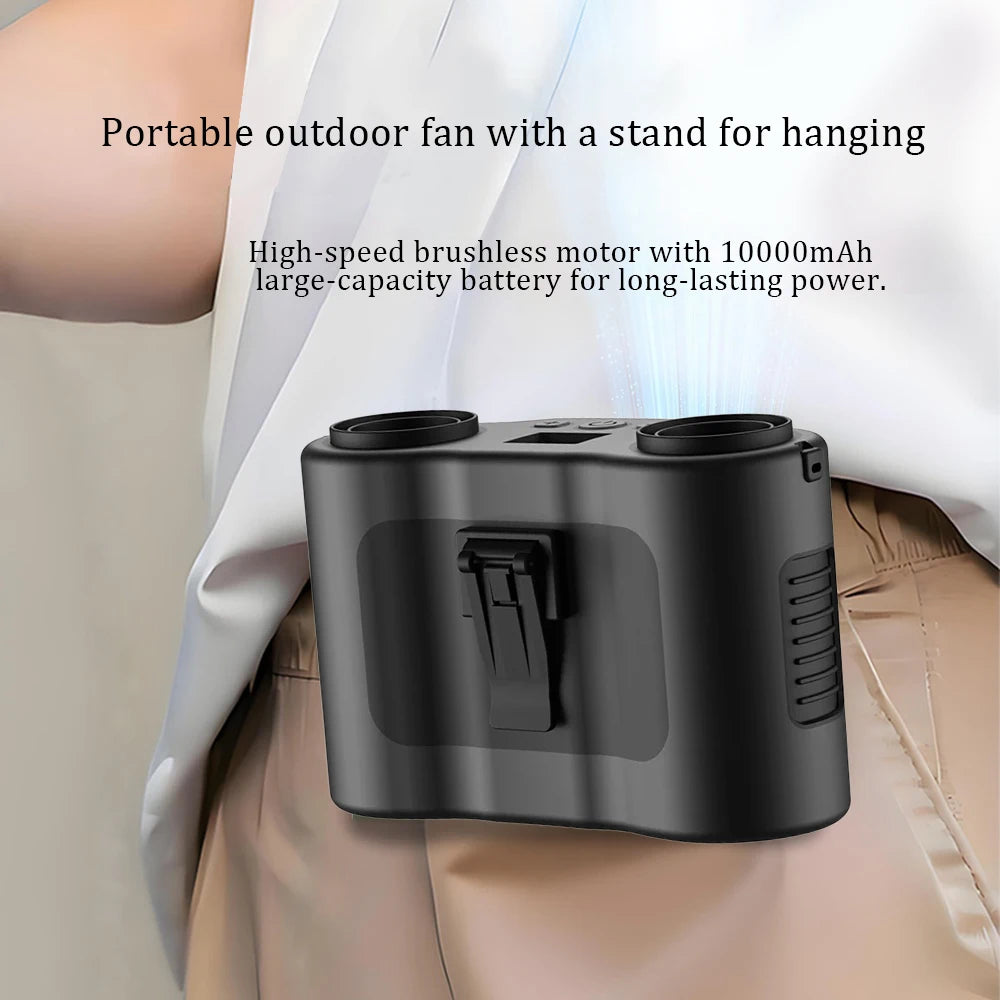 Multifunctional Outdoor Camping Fan Light Rechargeable Ceiling Fan with 3-speed Night Light and Power Bank Portable Fan
