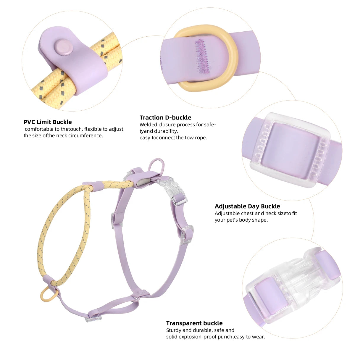 Small And Medium Dogs Harness For Summer Pet dog Walking Running Outdoor Fashion Harness No Pull Safety Reflective Nylon Leashes