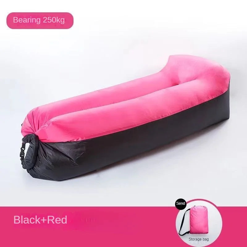 Portable Folding Inflatable Lazy Sofa Outdoor Camping Inflatable Lounger Sofa Furniture