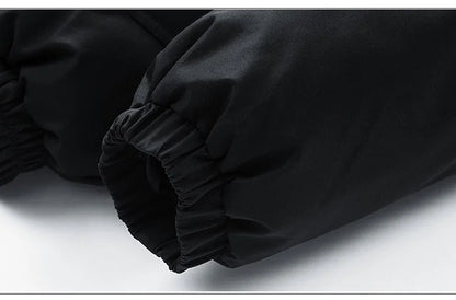 8XL Puffer Jacket Men Thick Warm Parka Plus Size Quilted Jacket Solid Outwear Coats Loose Cotton-padded Men's Clothing Top