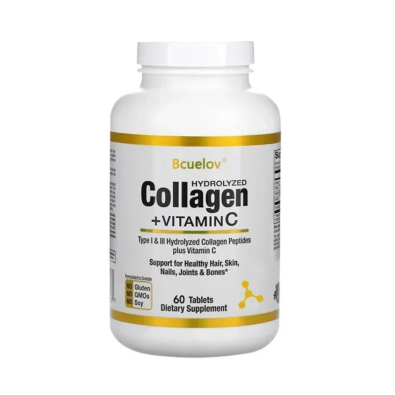 Hydrolyzed Fish Collagen - Marine Collagen, Skin Health, Anti-aging Antioxidant, ‌supports Joint and Bone Health