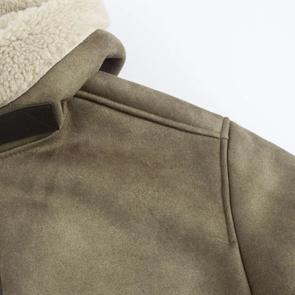 Hooded Winter Jacket – Women's Padded Coat With Zip Up Fleece Outerwear