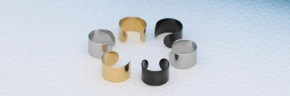 Men's Ear Cuff – Stainless Steel Non-Piercing Clip Earring (Single)
