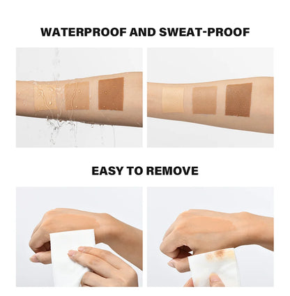 Lakerain Leg Makeup 100ML Long Lasting Moisturizing Waterproof Anti Transfer Concealer Even Skin Tone Body Foundation Leg Makeup