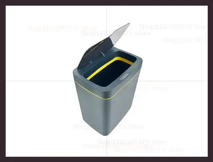 15L Automatic Smart Sensor Trash Can - Non-Contact Electric Waste Bin for Kitchen  Bathroom White