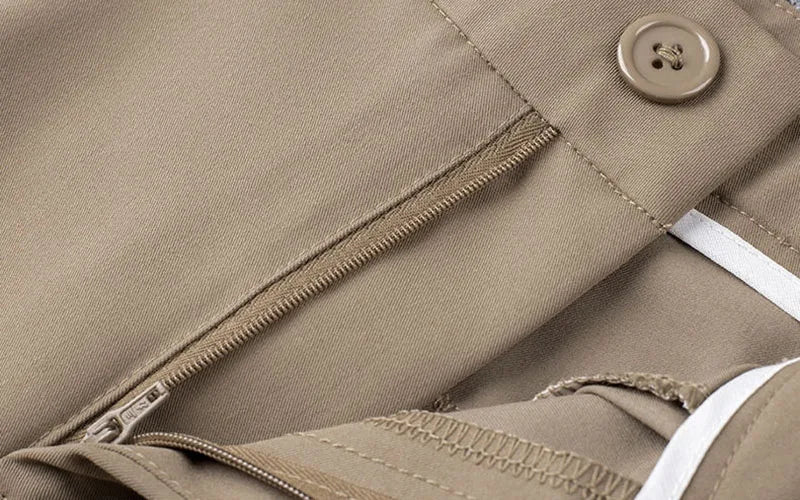 Khaki Casual Wide Leg Shorts Women Summer New Solid Loose Knee-Length Hot Pants Korean All-Match High Waist Suit Shorts Ladies
