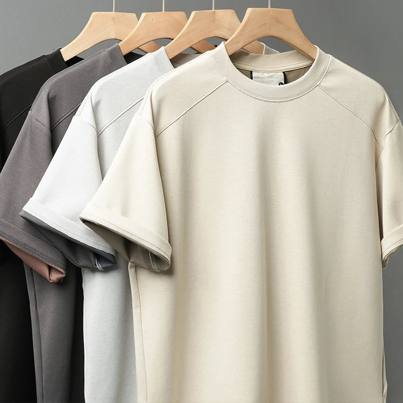 Men's Modal T-Shirt – Cool Quick-Dry Oversized Summer Top
