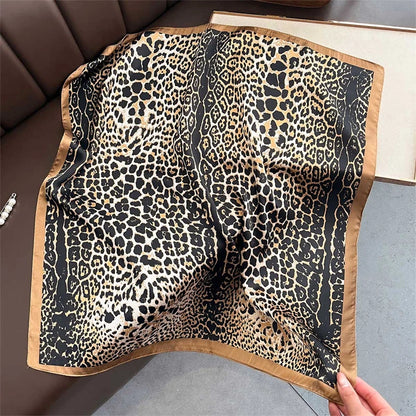 Luxury Satin Silk Scarf - Womens Fashion Shawl Hijab Neckerchief Bandana 2023