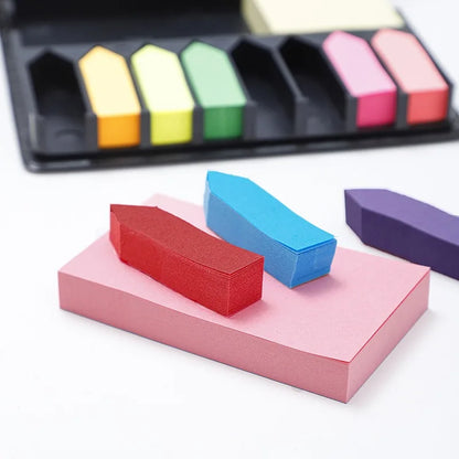 2026 New 1 Set of Colorful Convenience Stickers Organization Multi-Color Stickers Set Leather Packaging Box Calendar