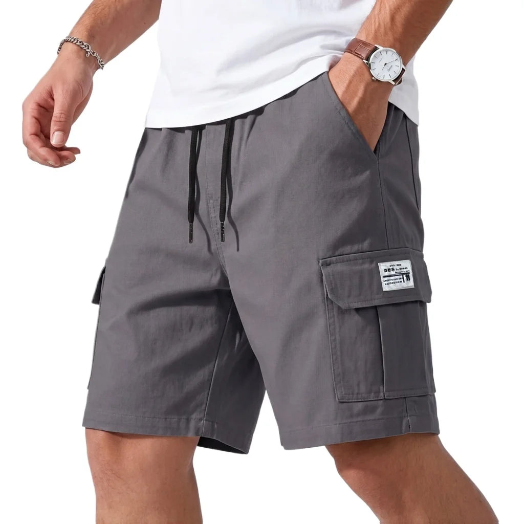 Summer Casual Bermuda Short Pants Sportwear Cargo Knee Pants Jogging Gym Man Multi-Pocket Short Work Pants Tactical Shorts Men
