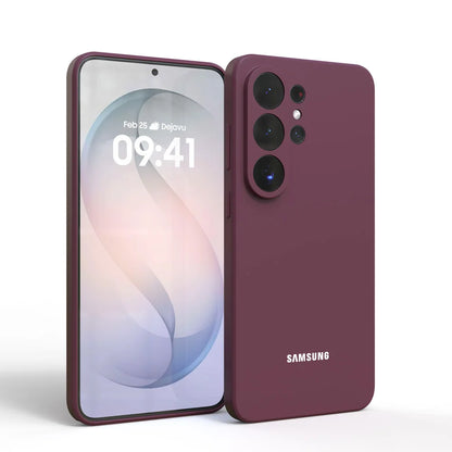 For Samsung Galaxy S26 Ultra Case Silky Silicone Cover Soft-Touch Back Protective Housing For S26Ultra S26 Plus S25 FE S24 S23