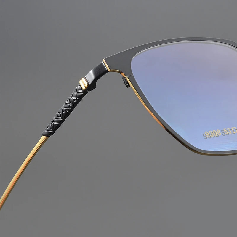 Titanium Reading Glasses - Ultralight Square Frame With Photochromic Lenses