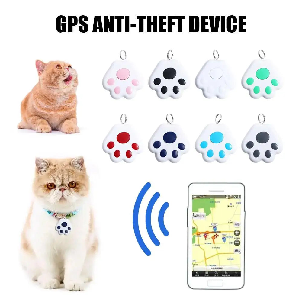 Smart GPS Tracker Mini Anti-Lost Waterproof Bluetooth Locator Tracer For Pet Dog Cat Kids Car Wallet Key Collar Accessories