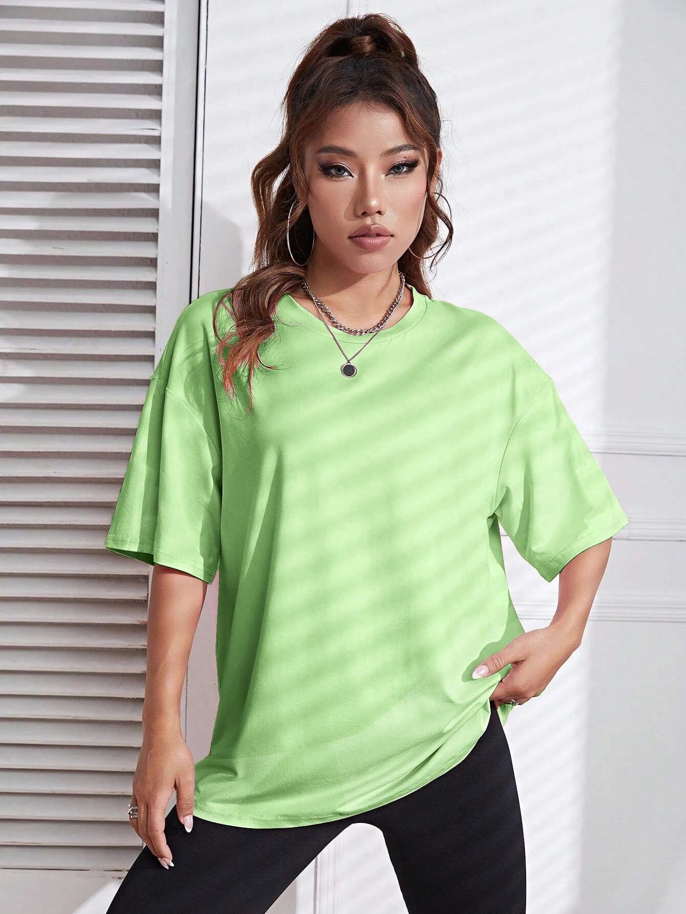100% Cotton Solid Color Summer Womens T Shirt Street Hip Hop T-Shirts Loose Casual Short Sleeve Comfortable Fashion Tee Tops