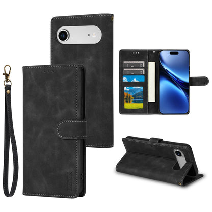 Wallet Skin-friendly With Card Slot Bracket Magnetic Flip Case For Apple iPhone Air 17 Pro Max 16e 15 Plus 14 13 12 11 XR Cover