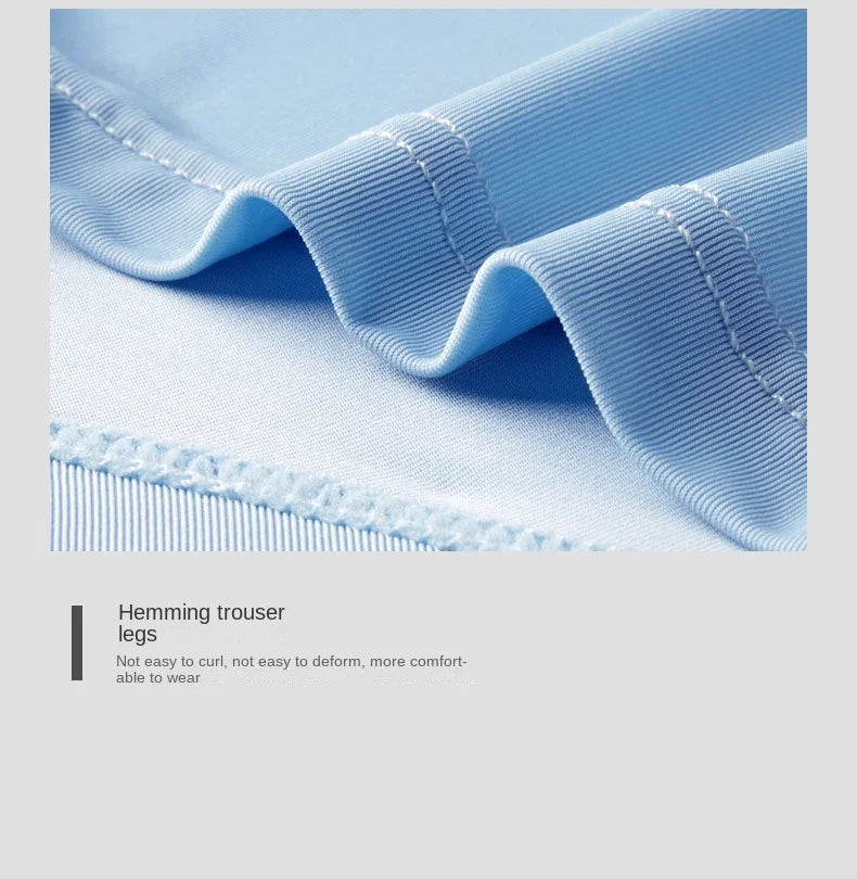 Mens Ice Silk Boxer Shorts - Breathable Cool Underwear Sexy Thin Lingerie Sizes L-6XL 4pcs Set