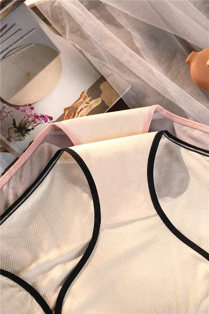 Panties For Women Cotton High Waist Summer Breathable Ladies Big Size Underwear Sweet Letters Female Underpants Sexy Lingerie