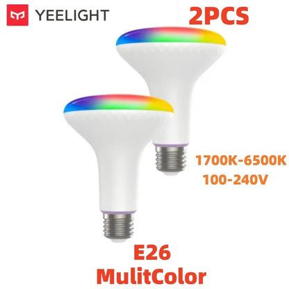Smart Led Bulb - WiFi Voice Control, Multicolor Dimmable E26/E27 Light