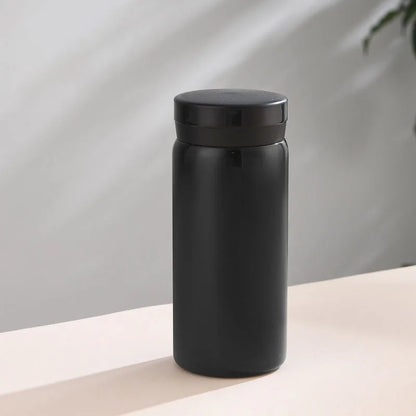 200ML/350ML Mini Thermos Cup Small Capacity Vacuum Flask Stainless Steel Pocket Cup Coffee Mug Kids Insulated Hot Water Bottle