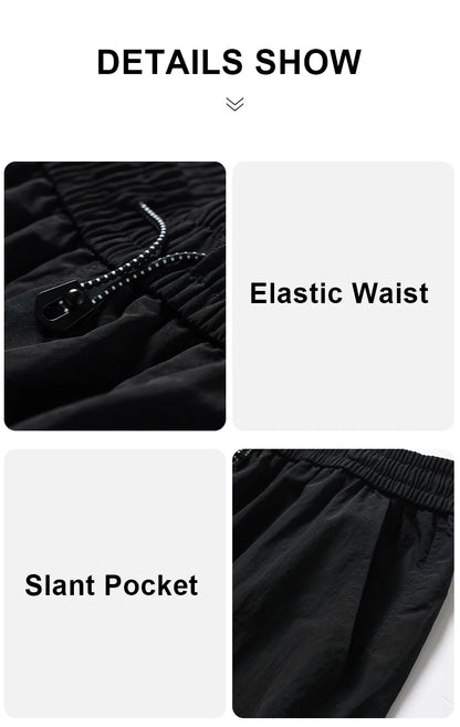 CHRLCK Men's Water-repellenHiking Pants Quick Drying Fashion Cargo Pants Breathable Trousers Fishing Camping Outdoor Sport Pants