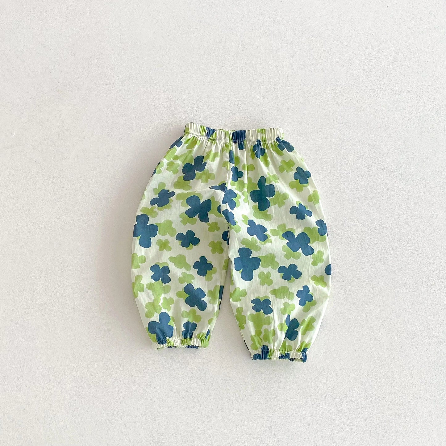 Casual Loose Trousers Full Print Pants Outer Wear New Design Pants Boys And Girls Lovely Versatile Trousers  Summer Clothes