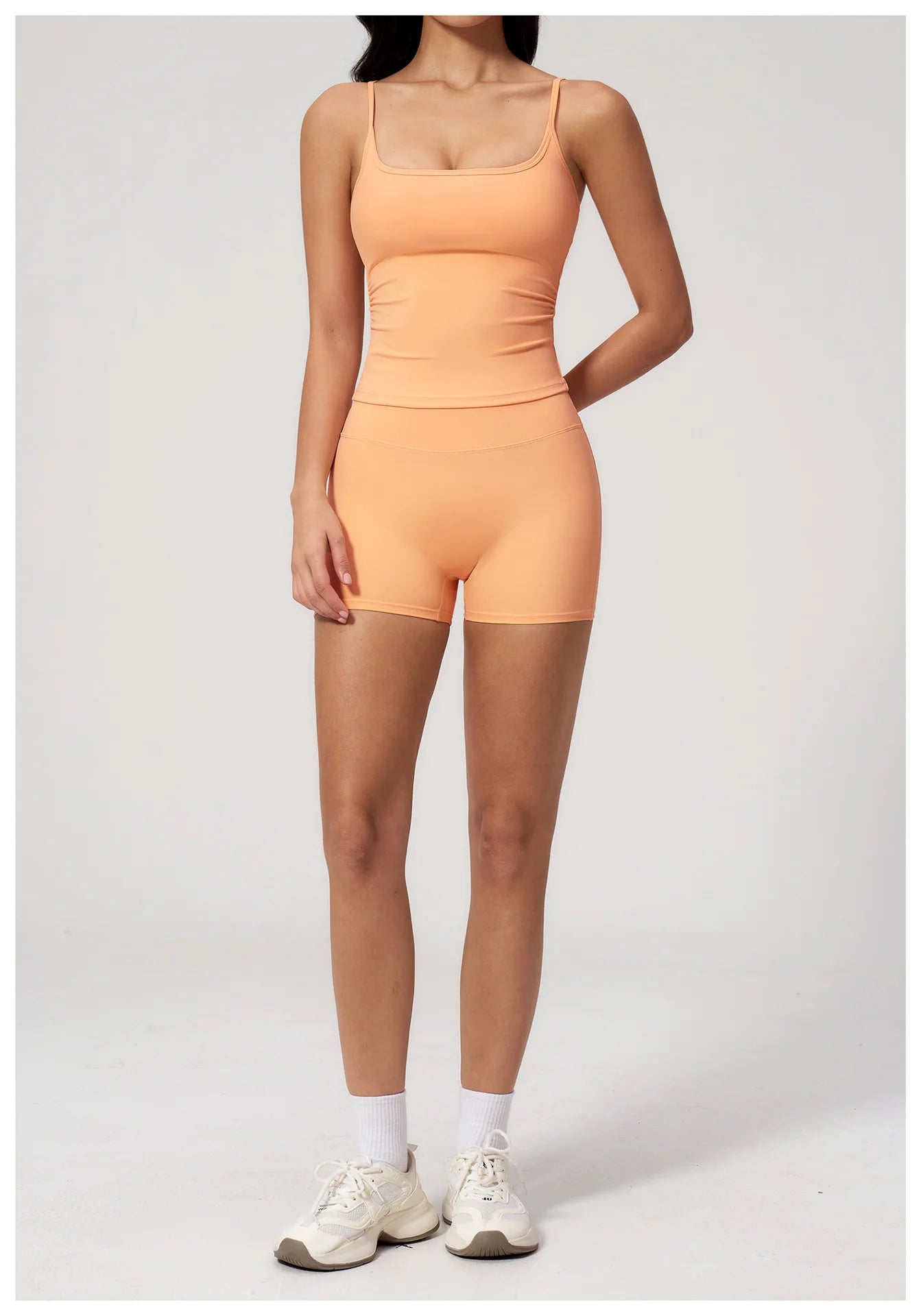 Summer Yoga Set 2 Pieces Women Tracksuit Workout Clothes Sports Outfits High Waist Shorts Fitness Sports Suit Female Gym Clothes