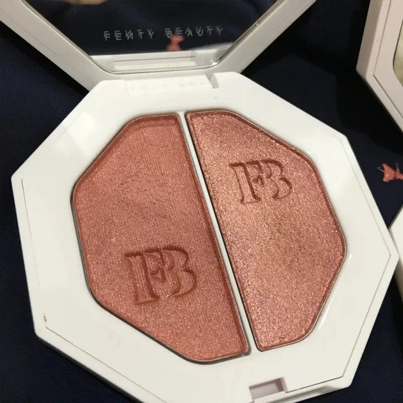 Fenty Beauty Makeup Suit Lip Gloss High Gloss Matt Powder Contour Stick and Setting Loose Powder Lady Lasting Natural Makeup