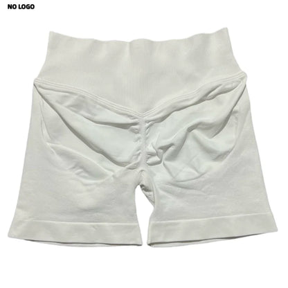 Women Sports Shorts - Low Waist Elastic Band Gym Biker Scrunch Fitness 4.5''